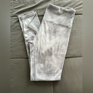 Curves and combatboots tie dye leggings